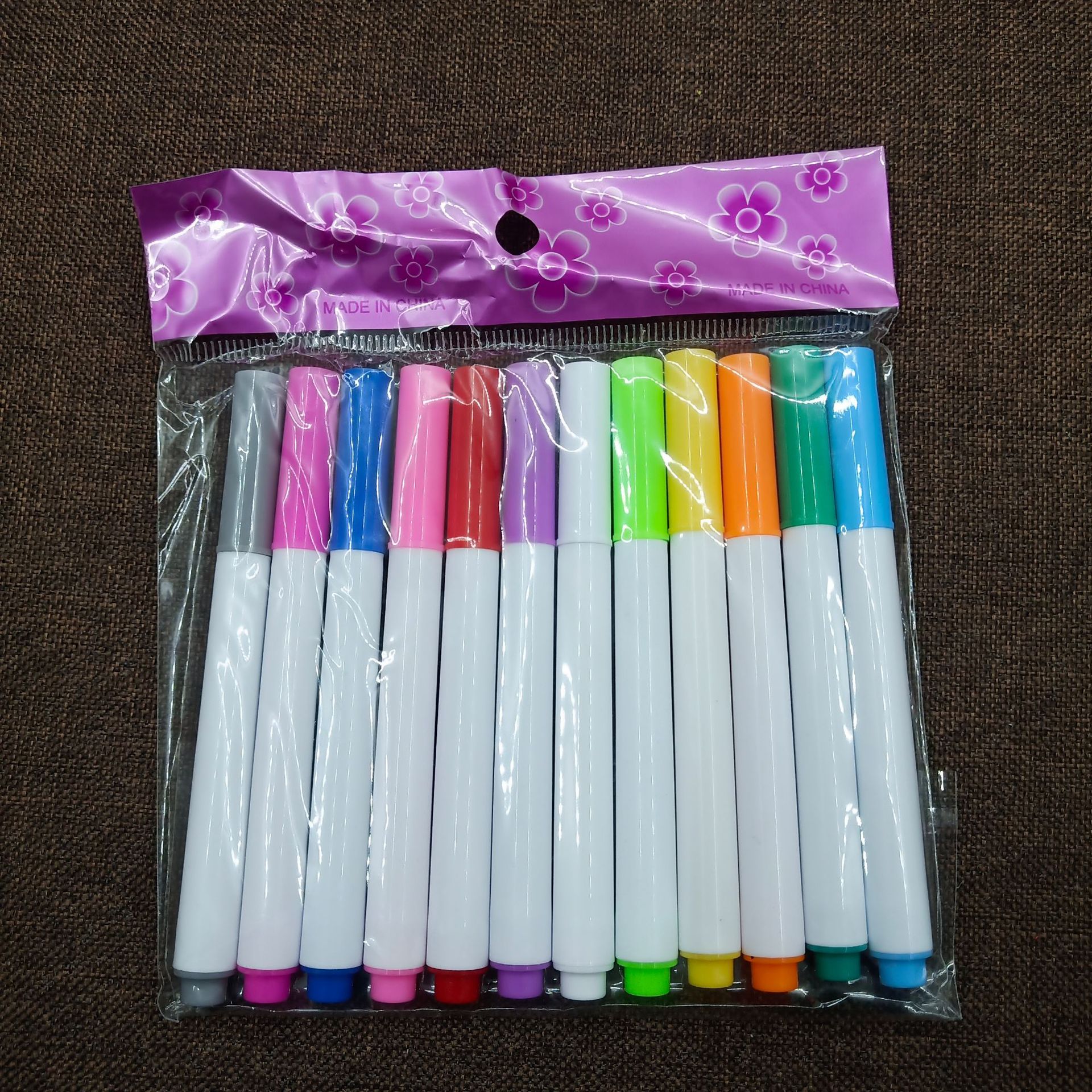 Color liquid chalk dust-free erasable LED fluorescent light board pen children graffiti painting blackboard pen wholesale