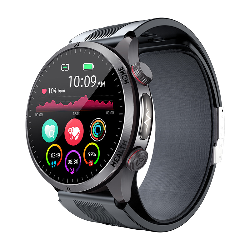 Ets26 (Healthwear) Air Pump Bladder-Type Precision Blood Pressure, Ecg, Uric Acid, Nfc Bluetooth Calling Smart Watch
