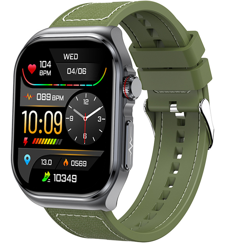 New cross-border ET585 smart watch Bluetooth call micro physical examination ECG body fat five internal organs detection multi-movement