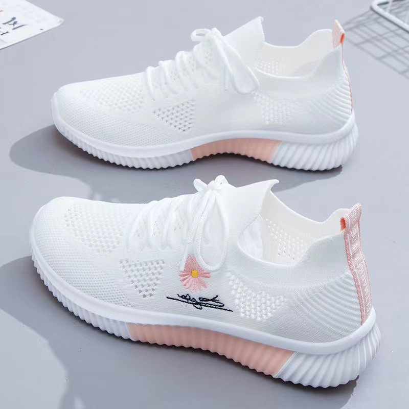 Feiwei 2026 New Spring and Summer Women's Sports Shoes Versatile Running Mesh Shoes Student Shoes Wholesale Casual Women's Shoes