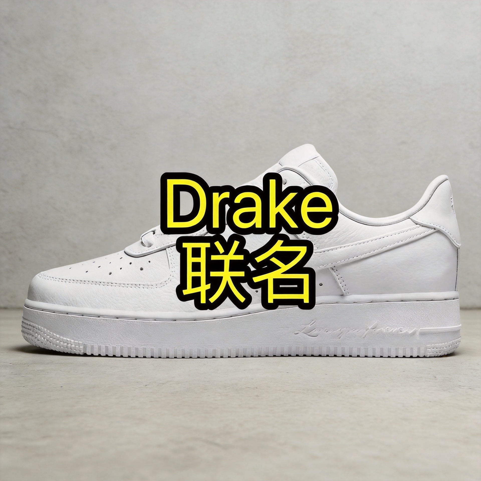 Foreign Trade Af1 Air Force One Drake Collaboration White Sneakers for Men and Women, Casual Sneakers, Factory Direct Sale